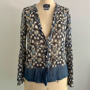 NIC + ZOE Linen Blend Cardigan Sweater